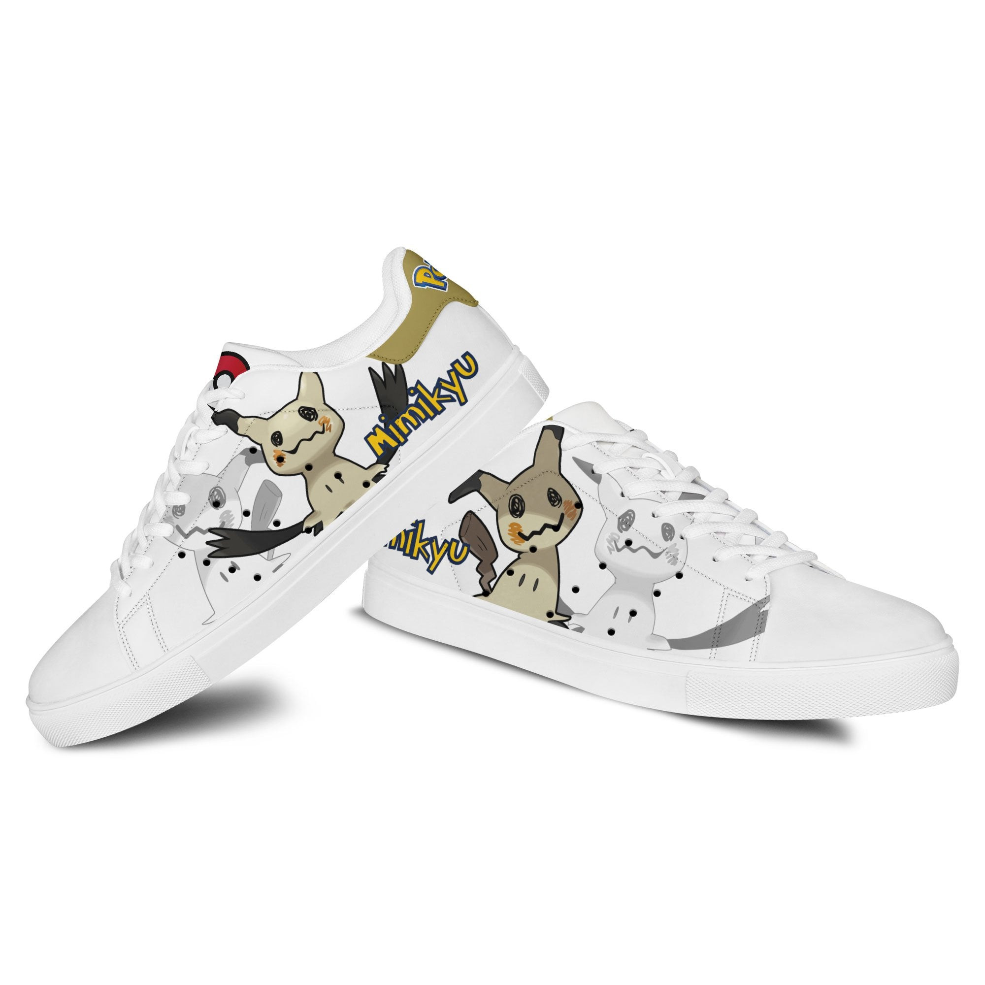 Pokemon Mimikyu Skate Sneakers Custom Anime Shoes