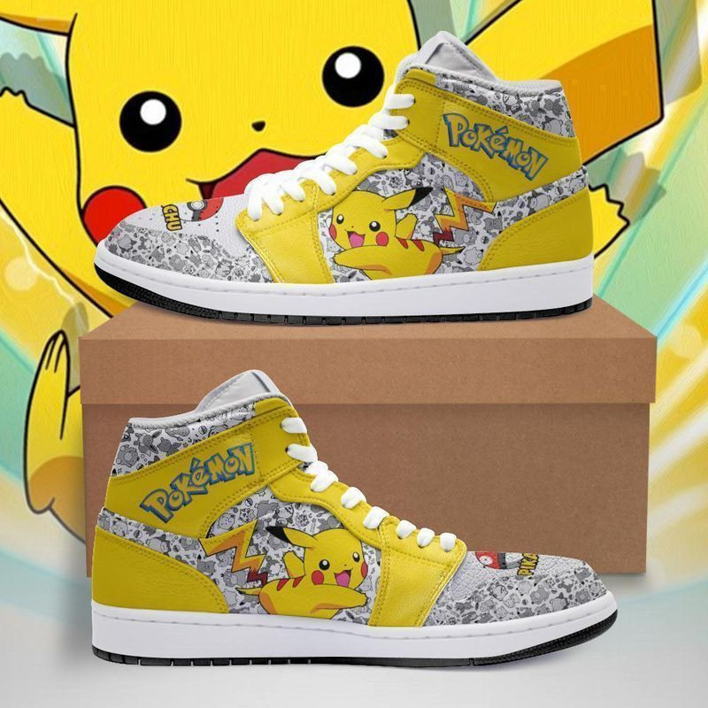 Pokemon Pikachu 13 High Top Air Jordan Sneaker, Air Jordan Hightop