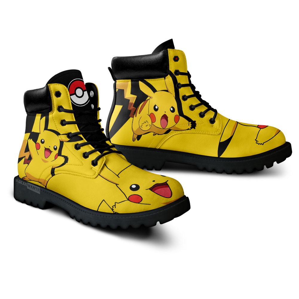 Pokemon Pikachu Boots Custom Anime Shoes