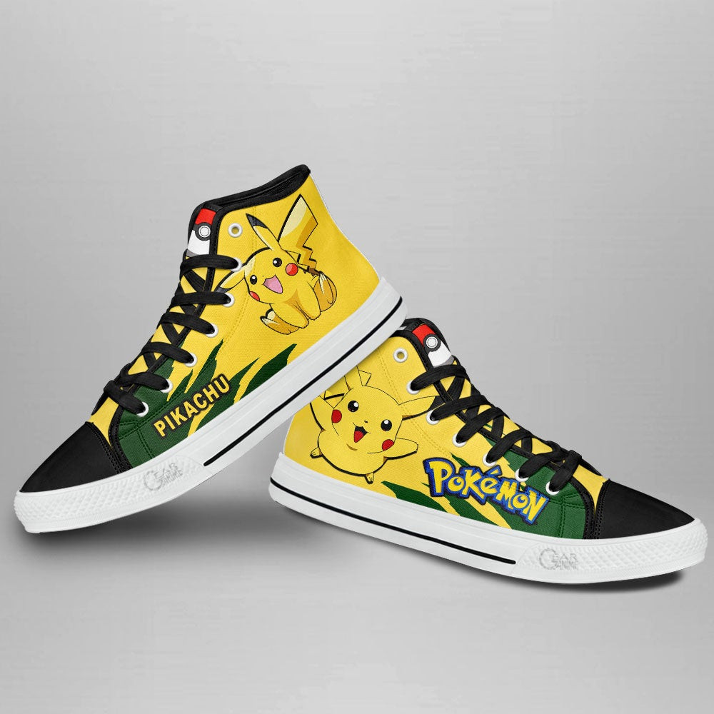Pokemon Pikachu High Top Shoes Custom Anime Sneakers