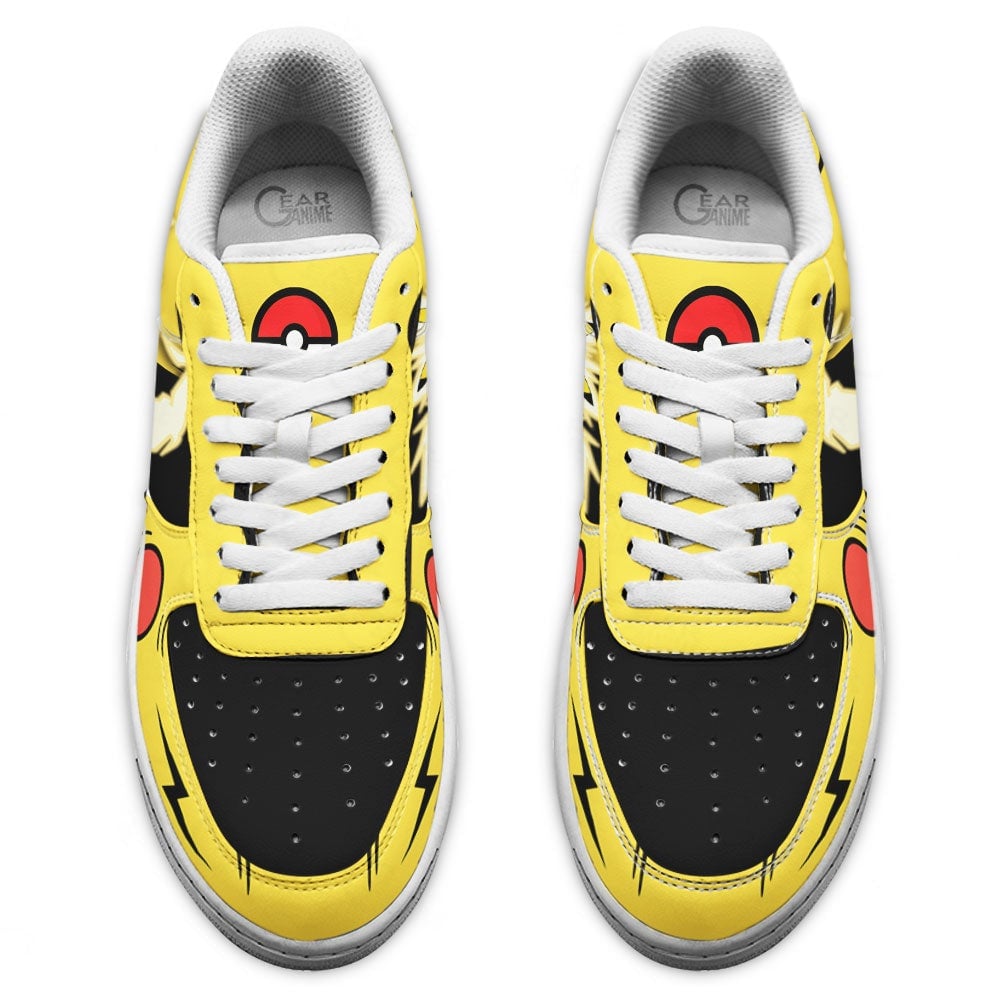 Pokemon Pikachu Thunderbolt Air Sneakers Custom Anime Shoes