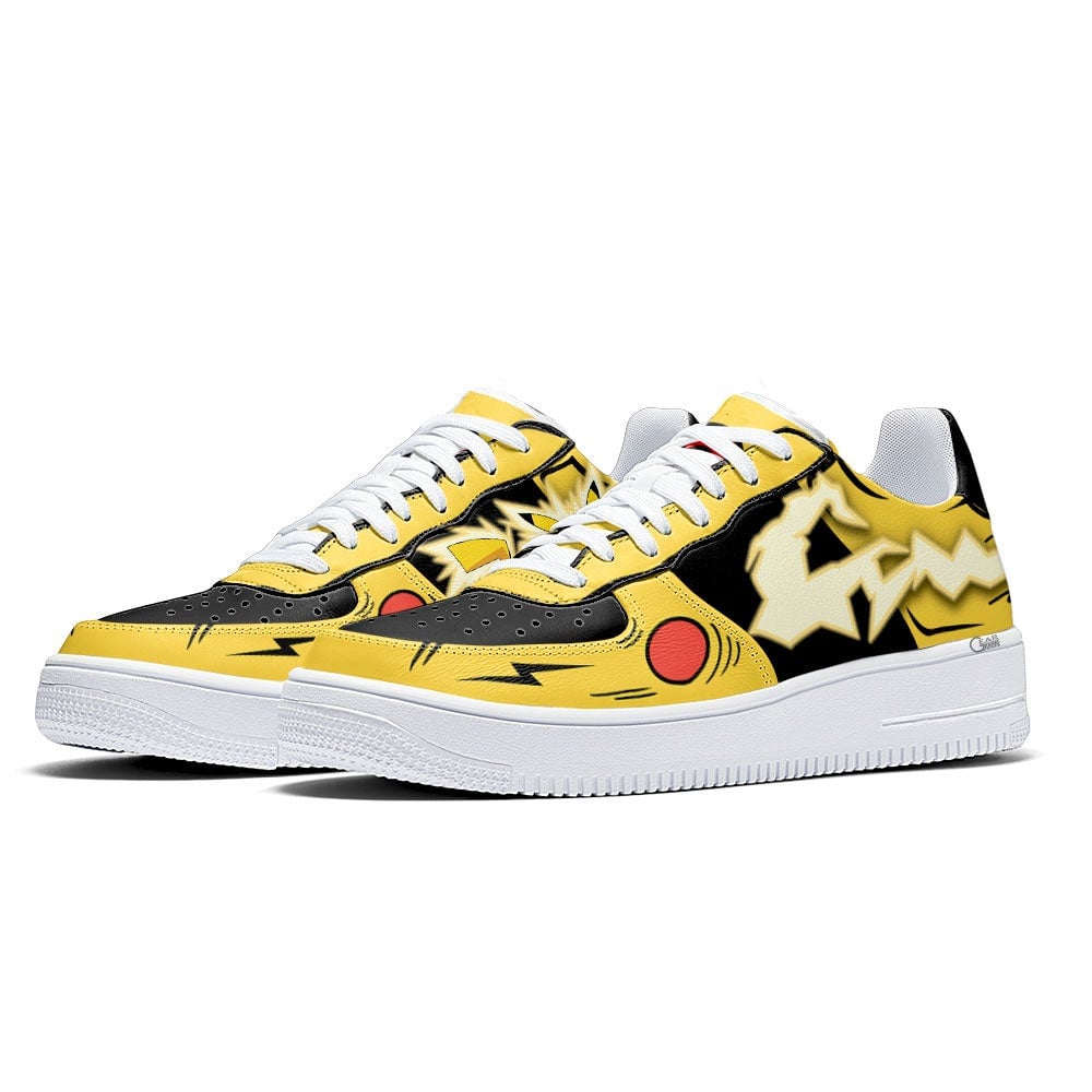 Pokemon Pikachu Thunderbolt Air Sneakers Custom Anime Shoes