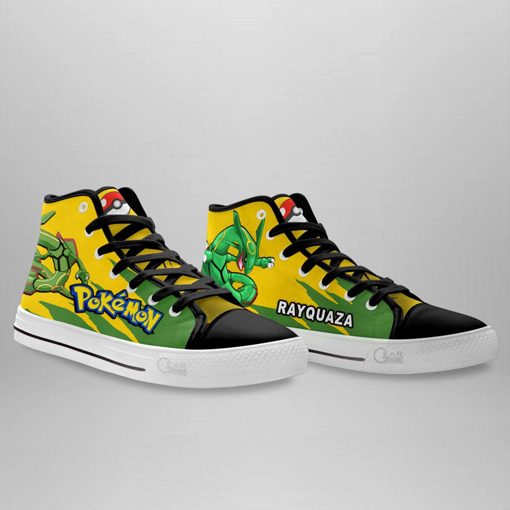 Pokemon Rayquaza High Top Shoes Custom Anime Sneakers