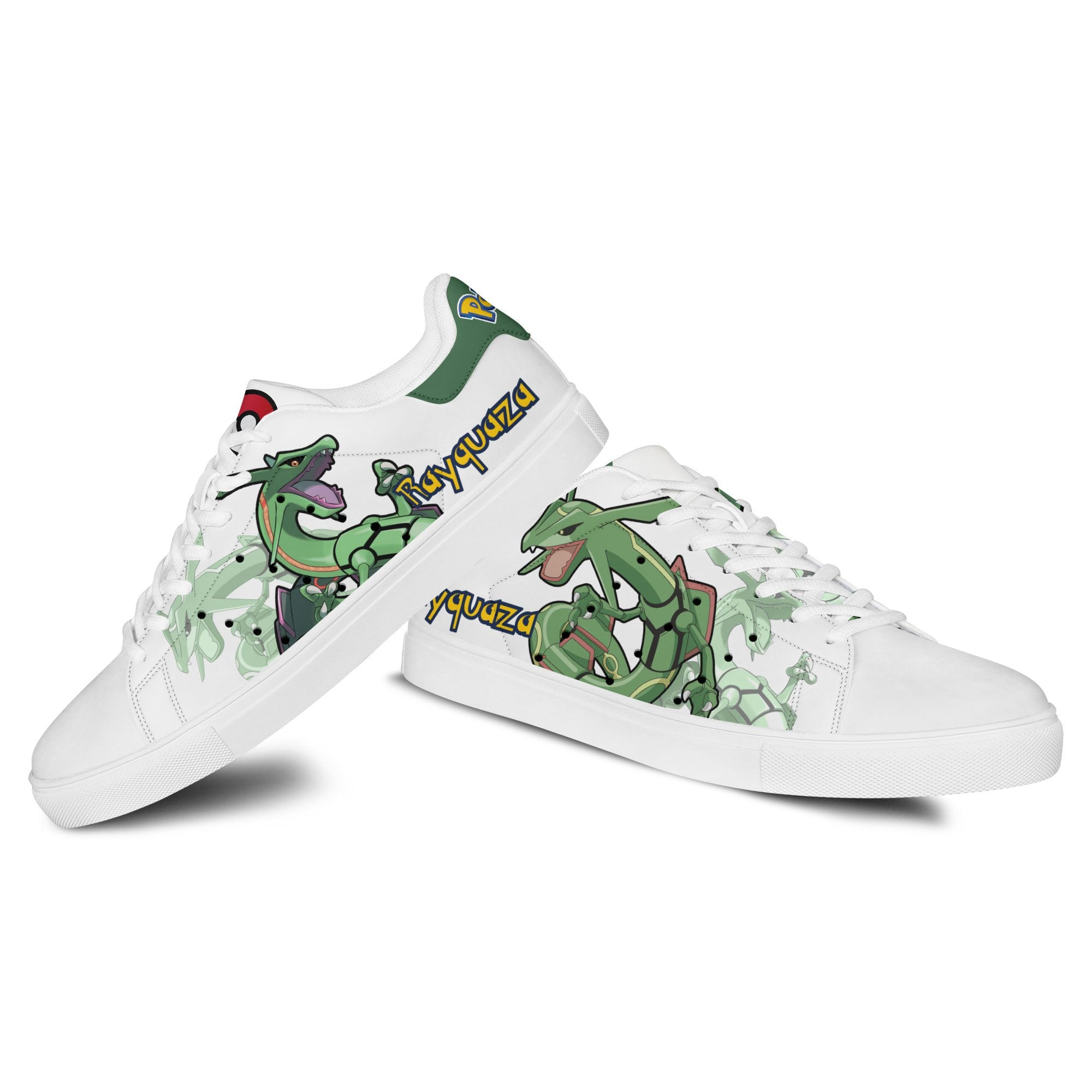 Pokemon Rayquaza Skate Sneakers Custom Anime Shoes
