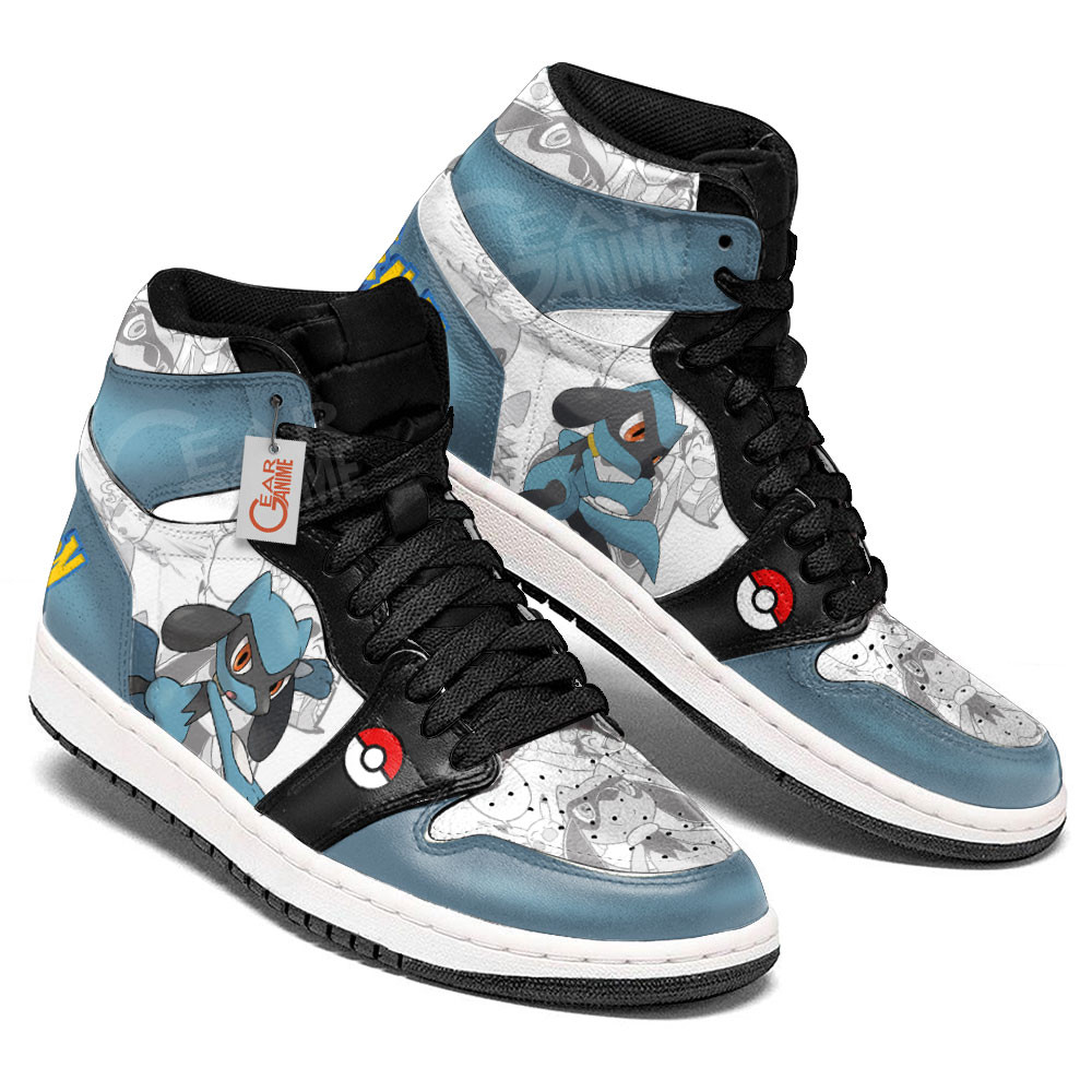 Pokemon Riolu Manga Anime Shoes, Air Jordan Hightop