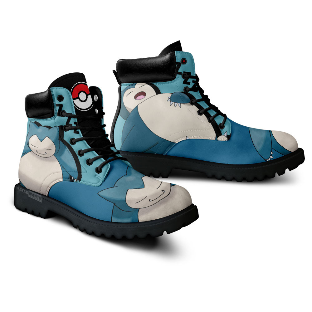 Pokemon Snorlax Boots Custom Anime Shoes