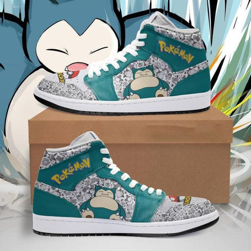 Pokemon Snorlax High Top Air Jordan Sneaker, Air Jordan Hightop