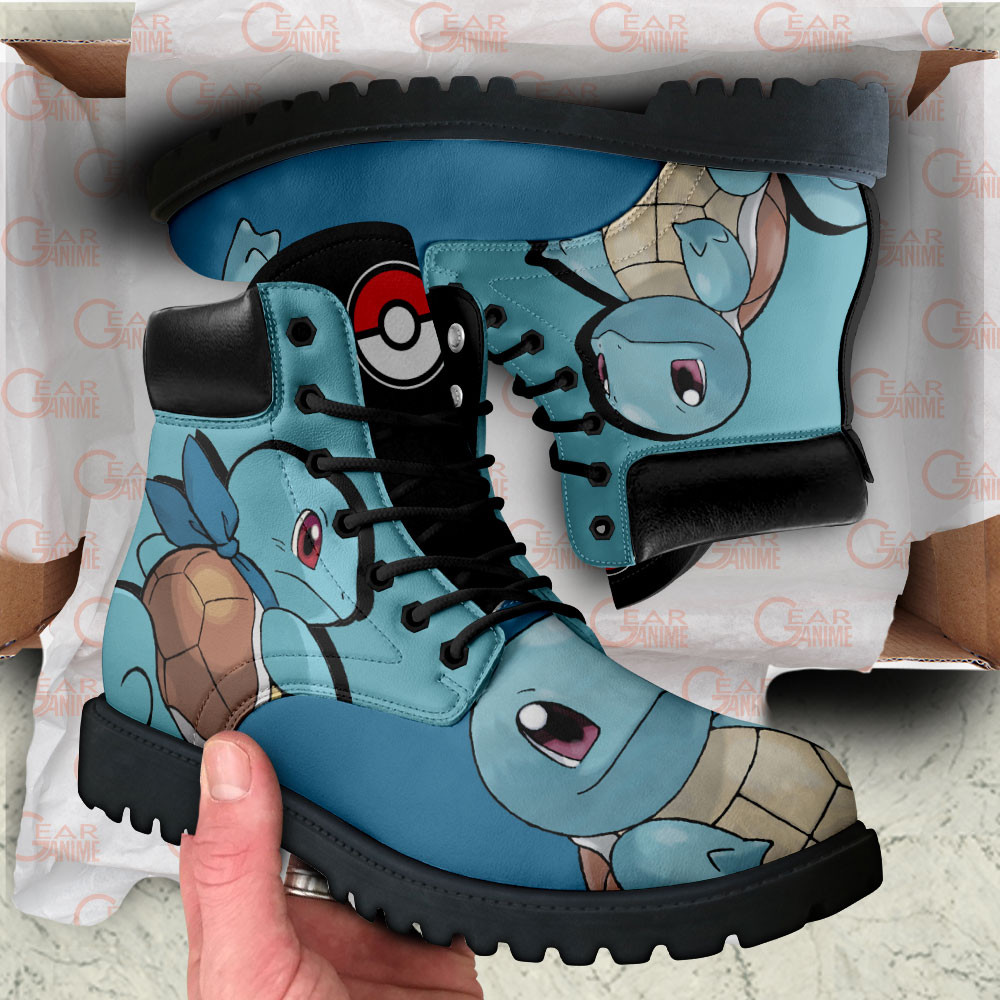 Pokemon Squirtle Boots Custom Anime Shoes