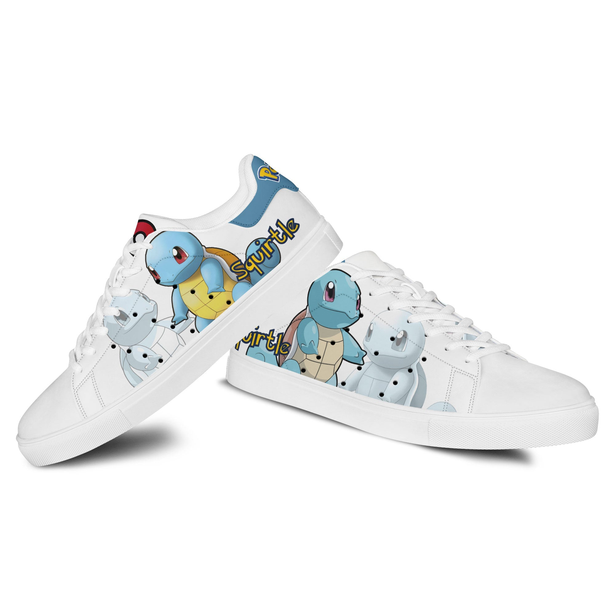 Pokemon Squirtle Skate Sneakers Custom Anime Shoes