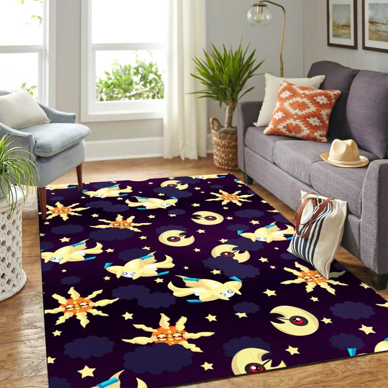 Pokemon Sun Moon Carpet Floor Area Rectangle Rug