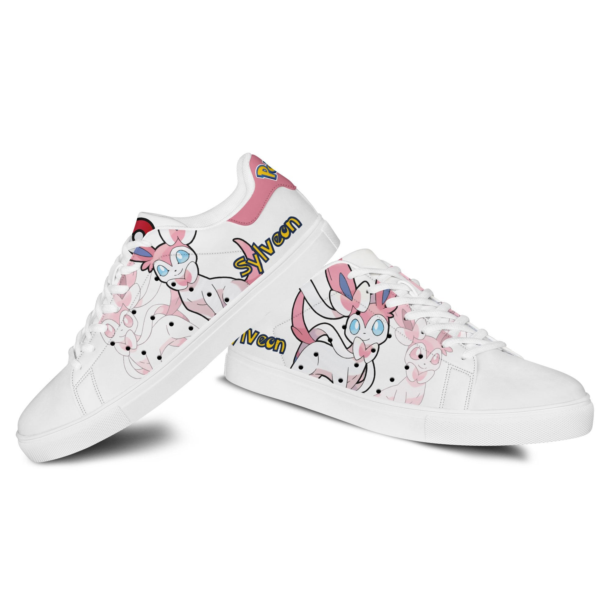 Pokemon Sylveon Skate Sneakers Custom Anime Shoes