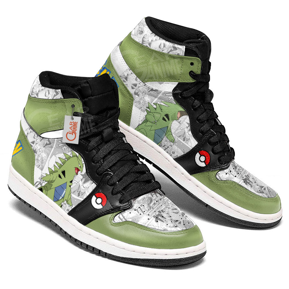 Pokemon Tyranitar Manga Anime Shoes, Air Jordan Hightop