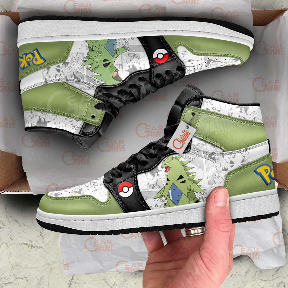Pokemon Tyranitar Manga Anime Shoes, Air Jordan Hightop