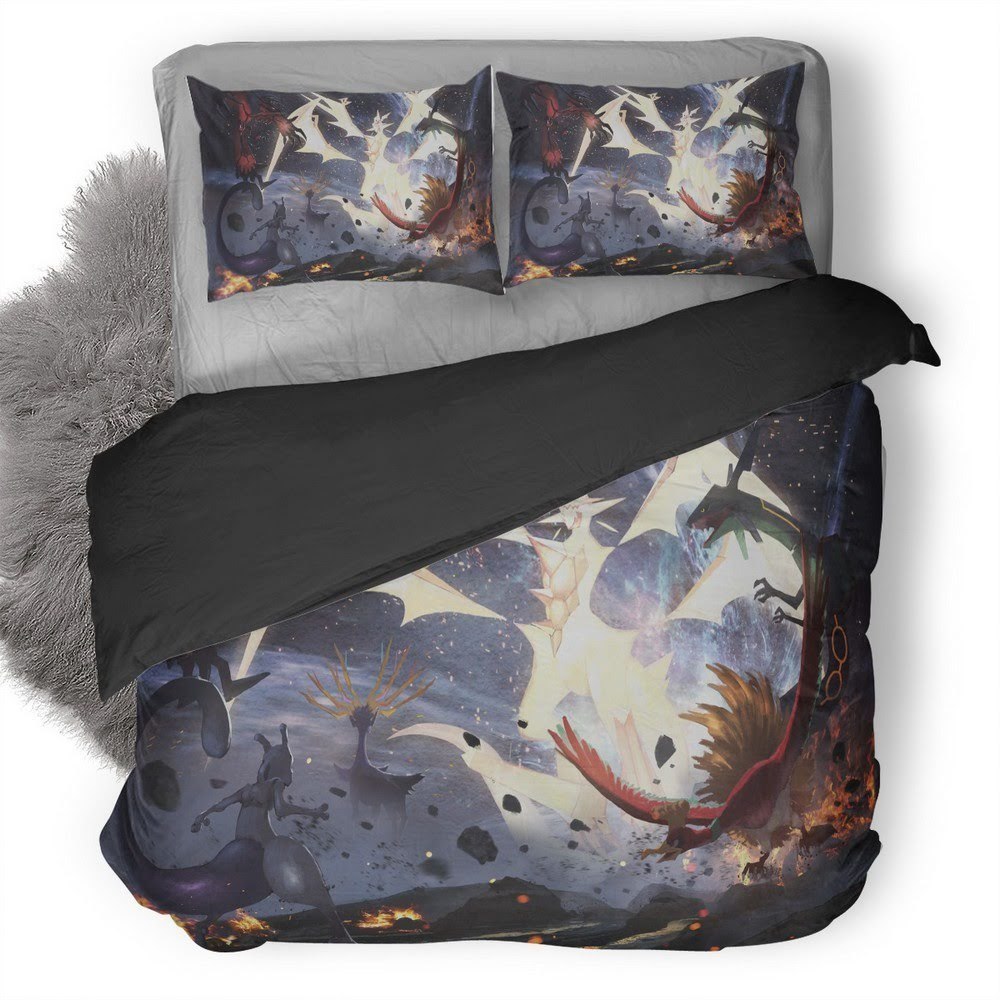 Pokemon Ultra Sun And Ultra Moon 3D Customized Duvet Cover Bedding Set