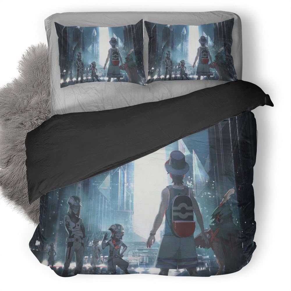 Pokemon Ultra Sun And Ultra Moon 3D Customized Duvet Cover Bedding Set