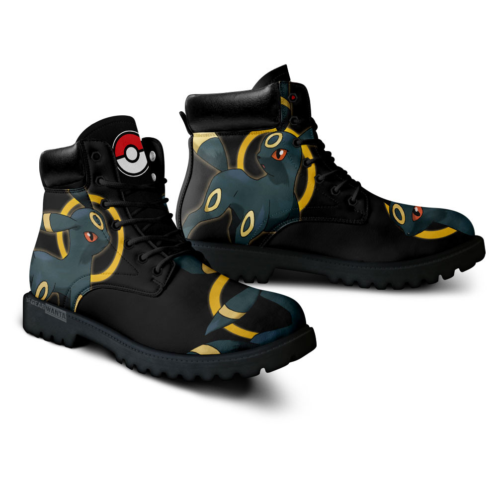 Pokemon Umbreon Boots Custom Anime Shoes