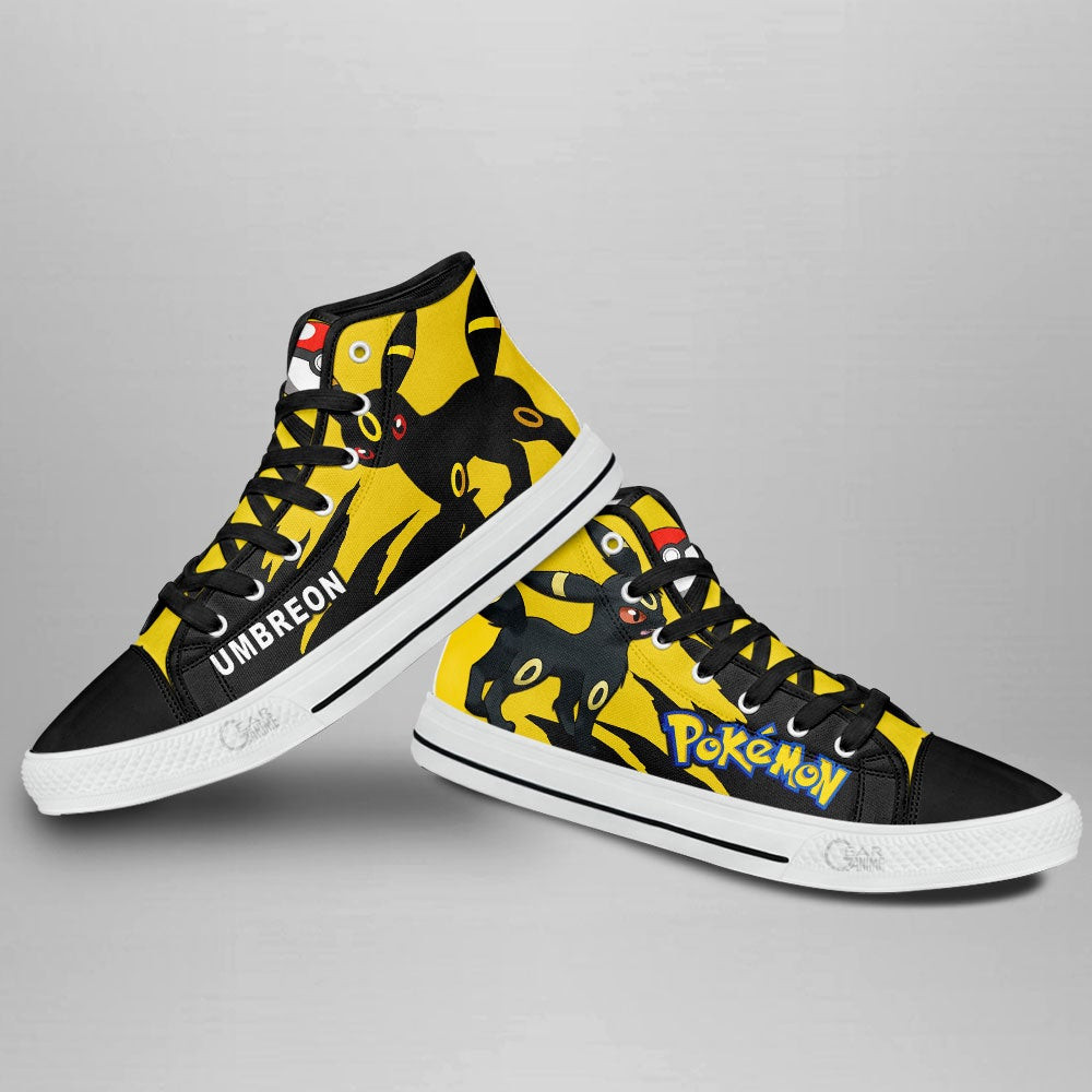 Pokemon Umbreon High Top Shoes Custom Anime Sneakers