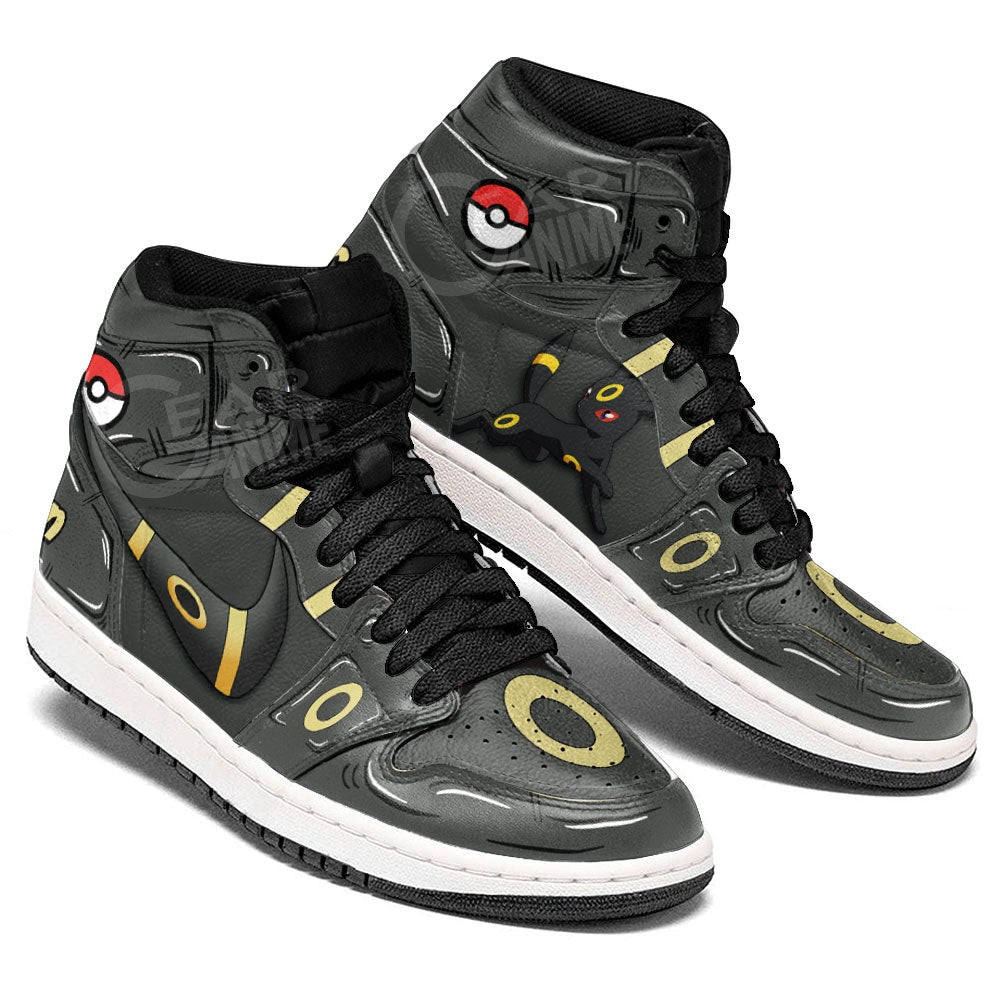 Pokemon Umbreon JD1s Sneakers Anime Shoes, Air Jordan Hightop
