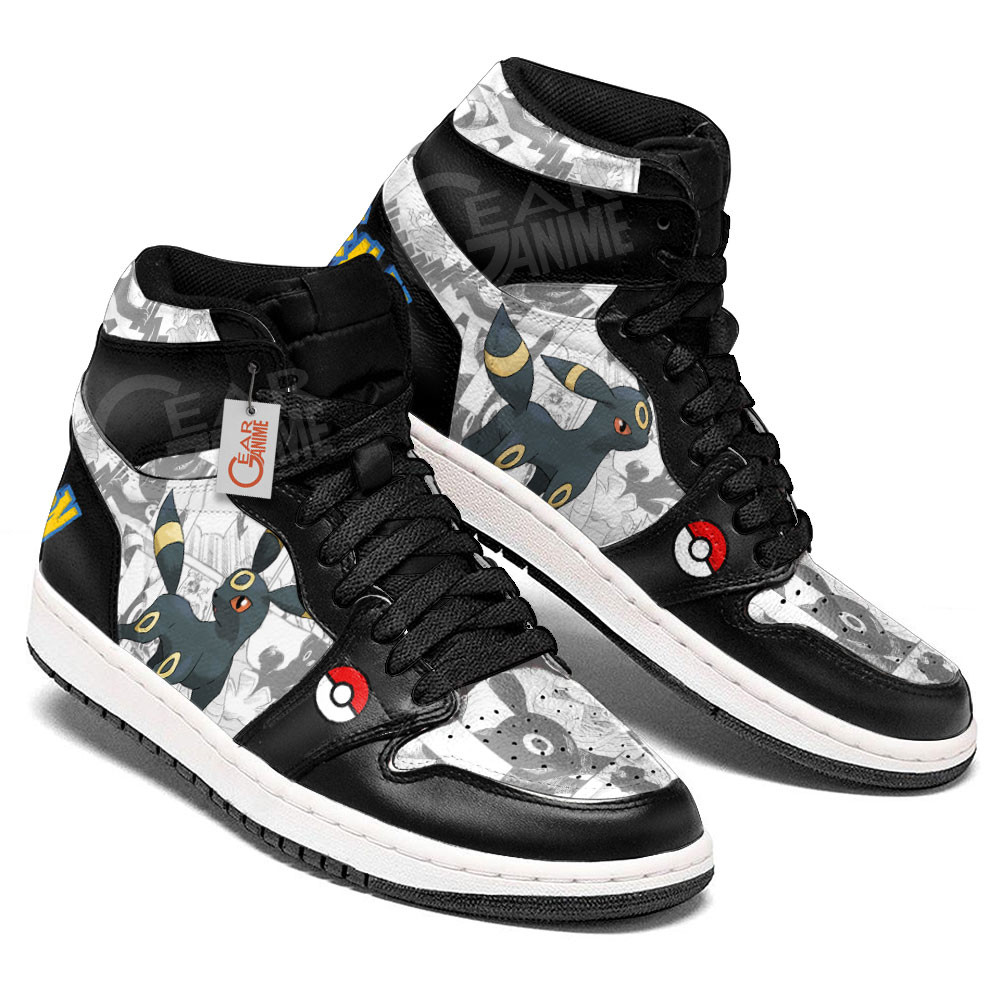 Pokemon Umbreon Manga Anime Shoes, Air Jordan Hightop