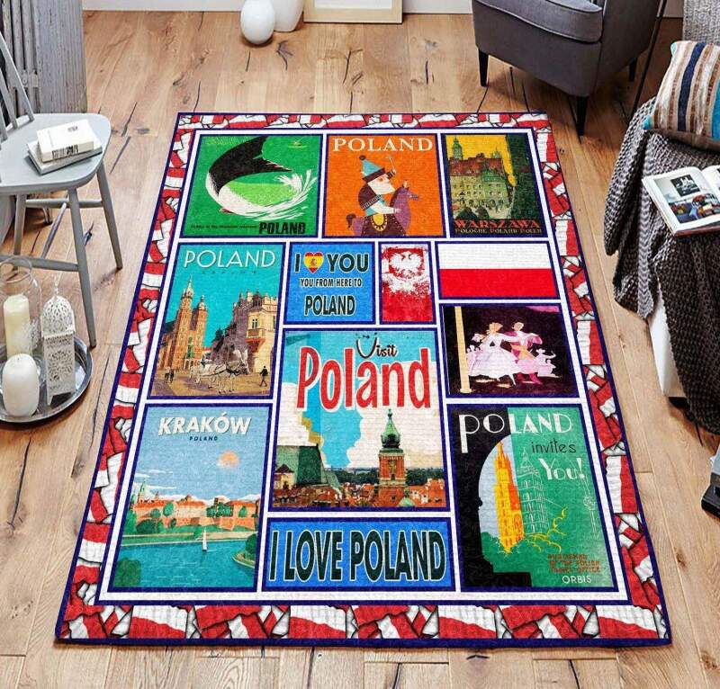 Poland Gs Rectangle Rug