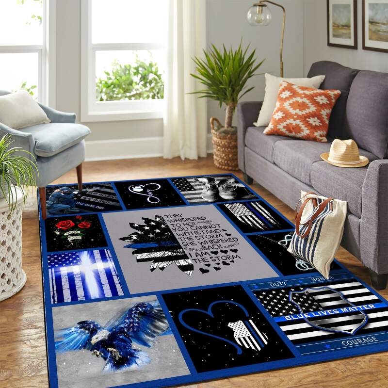 Police Copy Mk Carpet Area Rectangle Rug