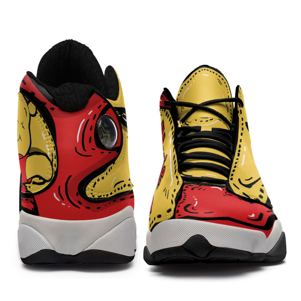 Pooh JD13 Sneakers Comic Style Custom Shoes