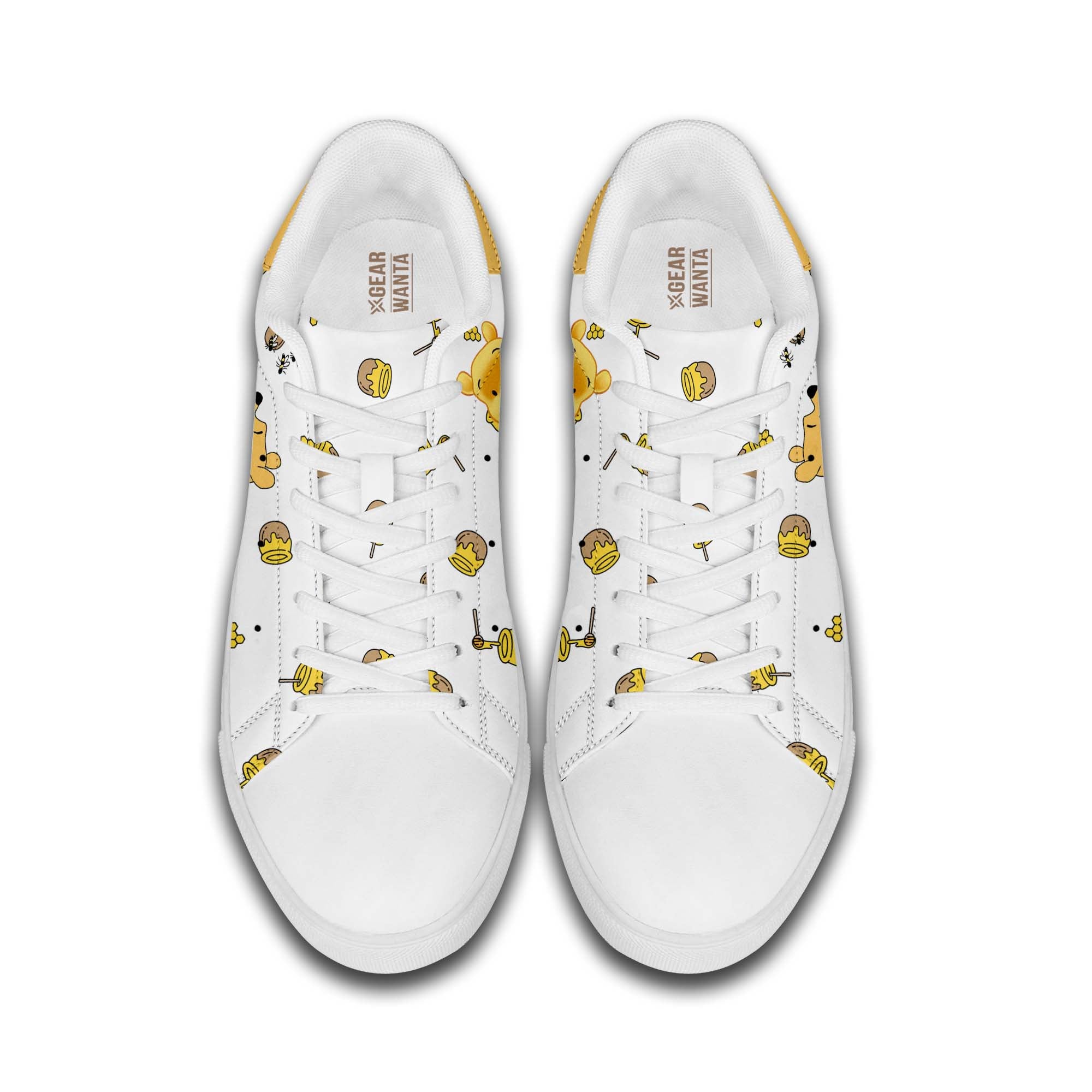 Pooh Skate Shoes Custom Winnie The Pooh Sneakers For Fans