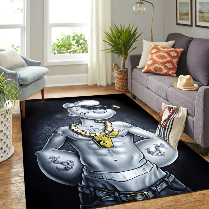 Popeye Badas Carpet Floor Area Rectangle Rug