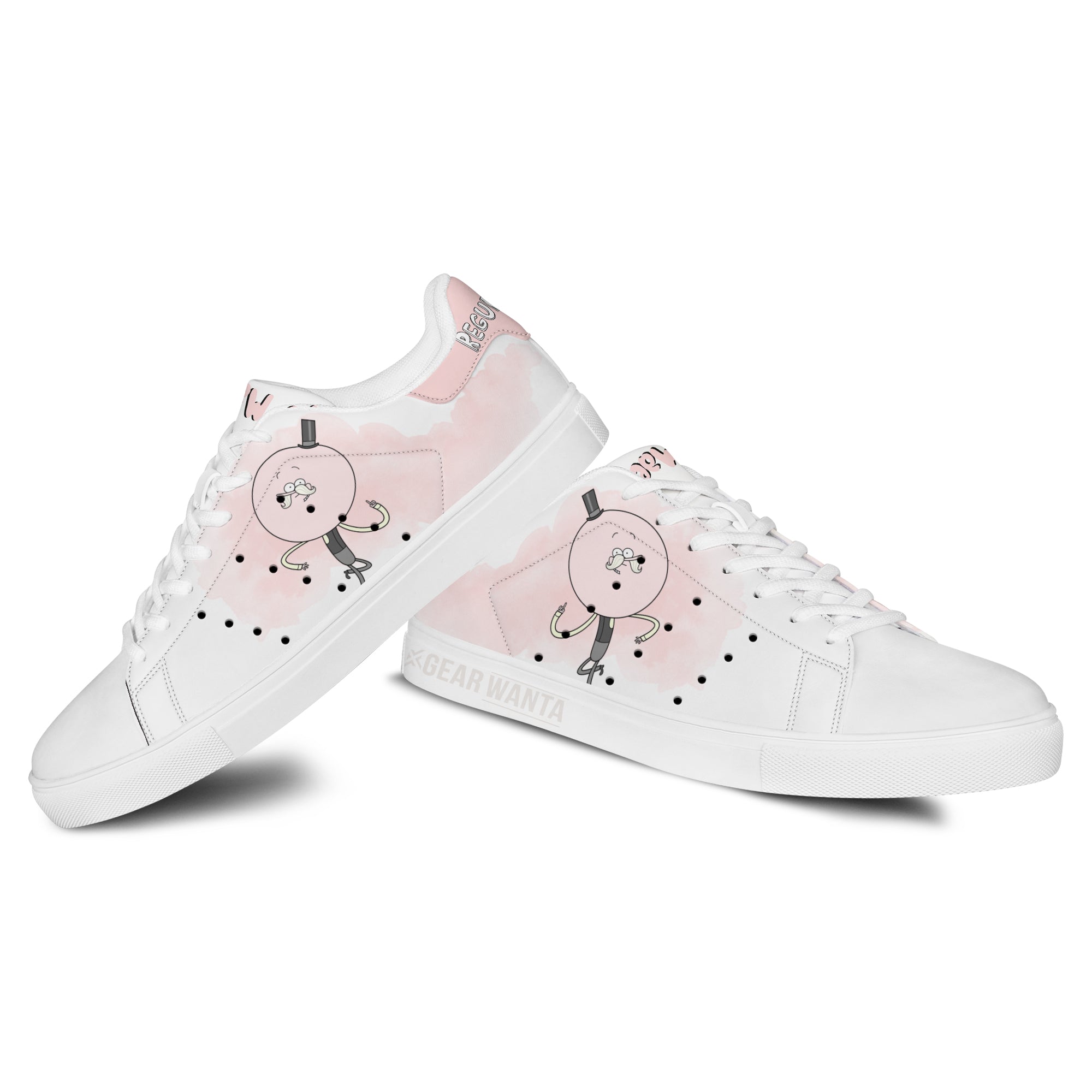 Pops Maellard Regular Show Skate Shoes Custom Color Cartoon Sneakers