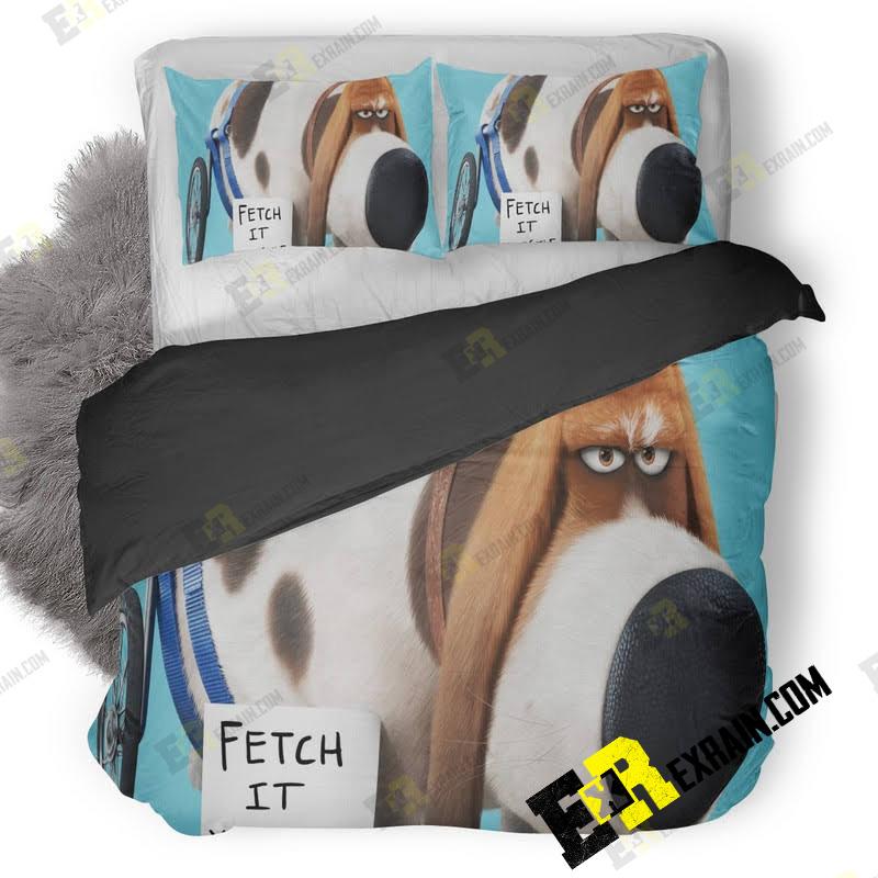 Pops The Secret Life Of Pets 3D Customized Duvet Cover Bedding Set