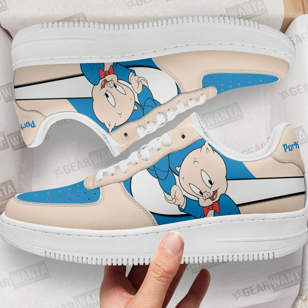 Porky Pig Custom Cartoon Air Sneakers