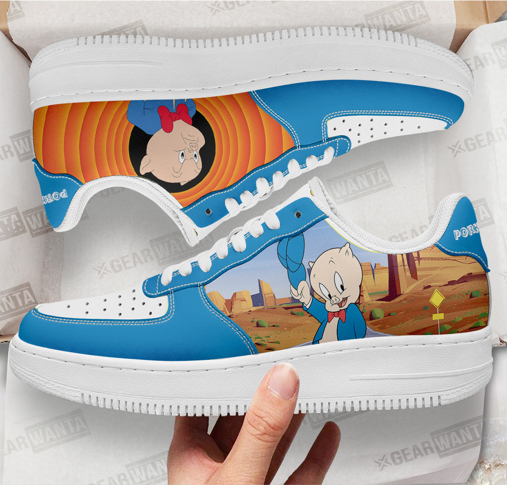 Porky Pig Looney Tunes Custom Air Sneakers