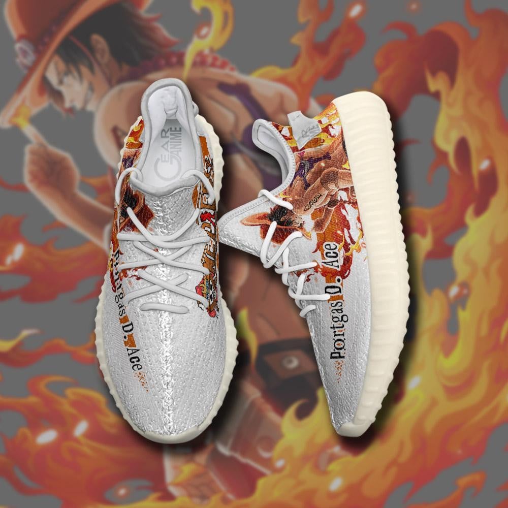 Portgas D Ace Shoes One Piece Custom Anime Shoes TT10