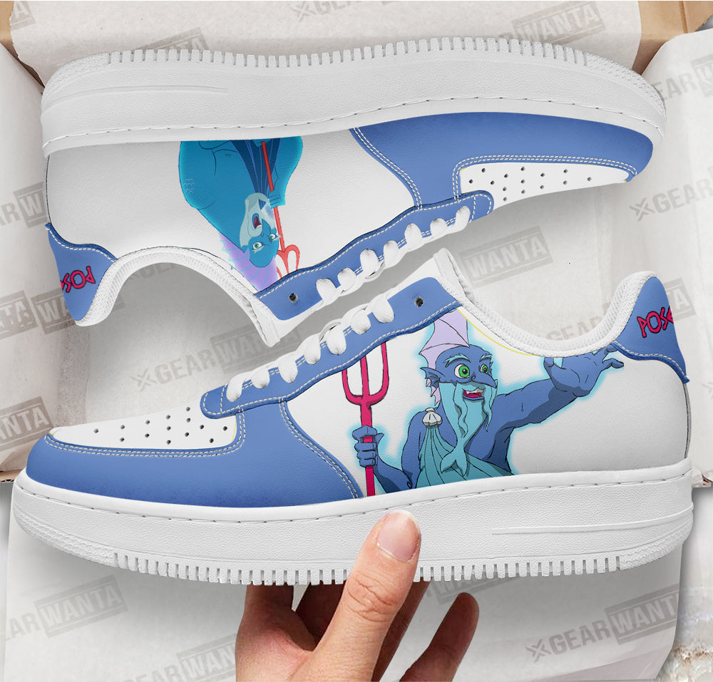 Poseidon Hercules Custom Air Sneakers
