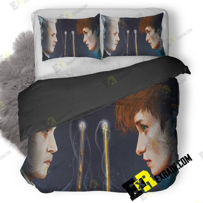Poster Fantastic Beasts The Crimes Of Grindelwald Movie 3D Customized Duvet Cover Bedding Set