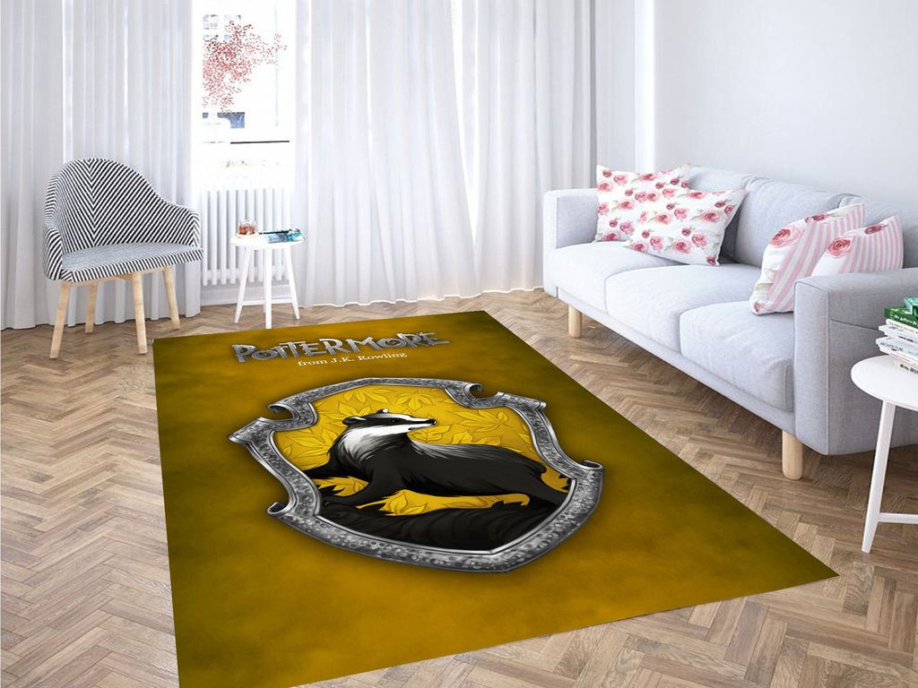 Pottermore Yellow Harry Potter Living Room Modern Carpet Rectangle Rug