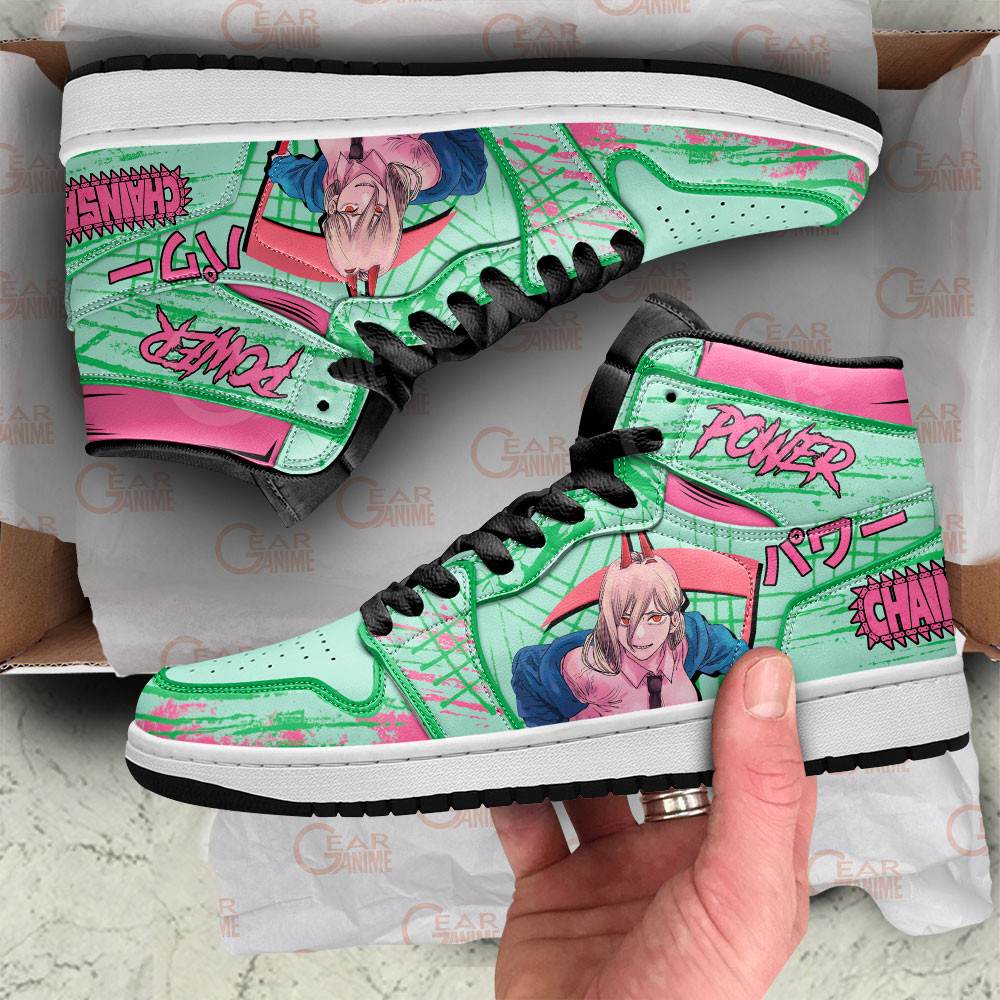 Power JD1s Sneakers Anime Shoes, Air Jordan Hightop