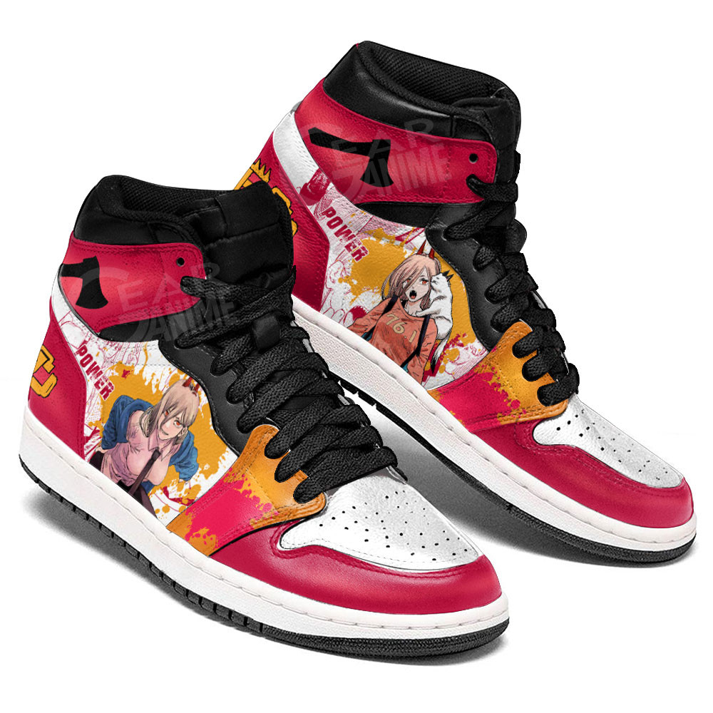 Power JD1s Sneakers Anime Shoes Perfect Gift For Fans, Air Jordan Hightop