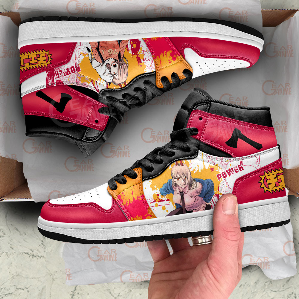 Power JD1s Sneakers Anime Shoes Perfect Gift For Fans, Air Jordan Hightop