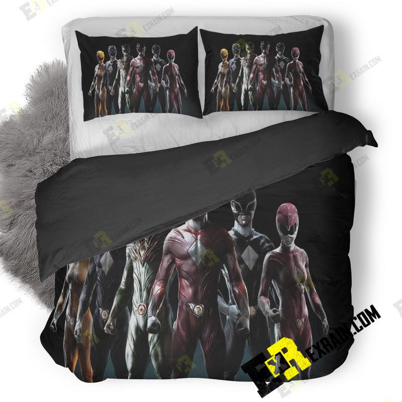 Power Rangers 3D Customized Duvet Cover Bedding Set