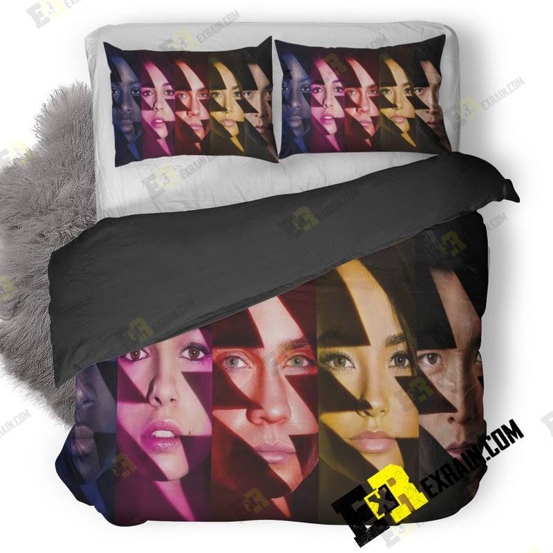 Power Rangers 8K On 3D Customized Duvet Cover Bedding Set