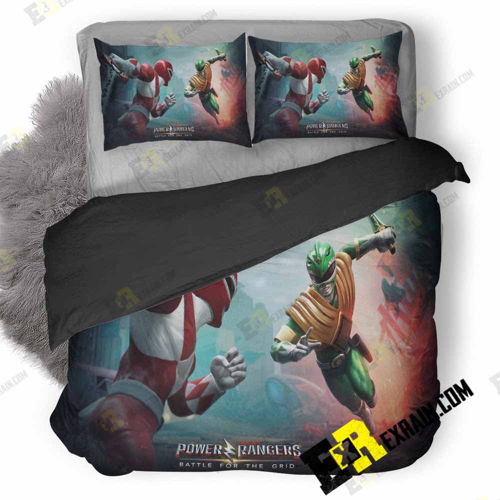 Power Rangers Battle For The Grid J9 3D Customized Duvet Cover Bedding Set