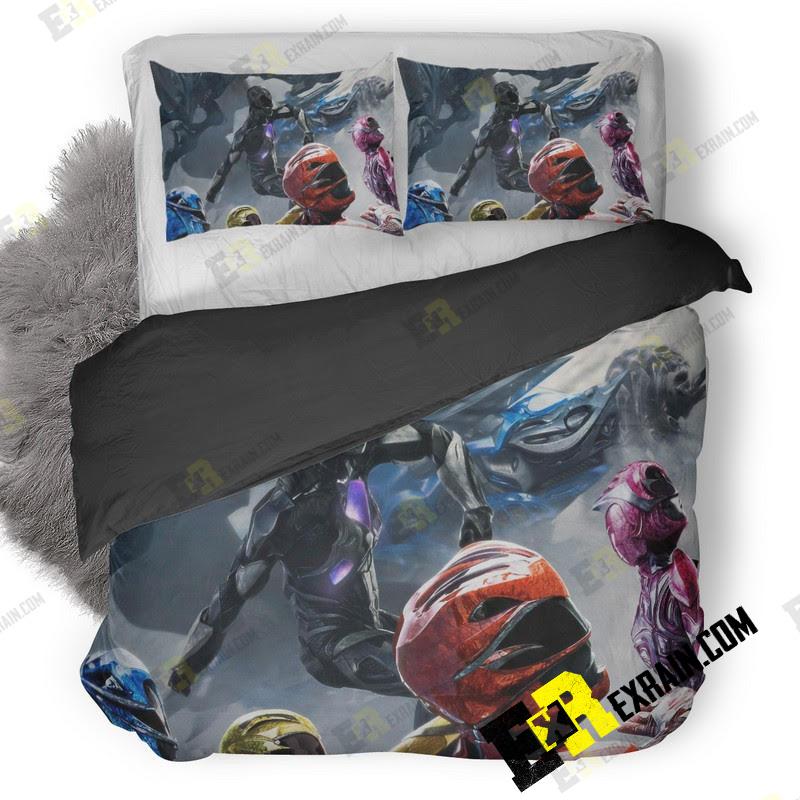 Power Rangers Movie Hd 3D Customized Duvet Cover Bedding Set