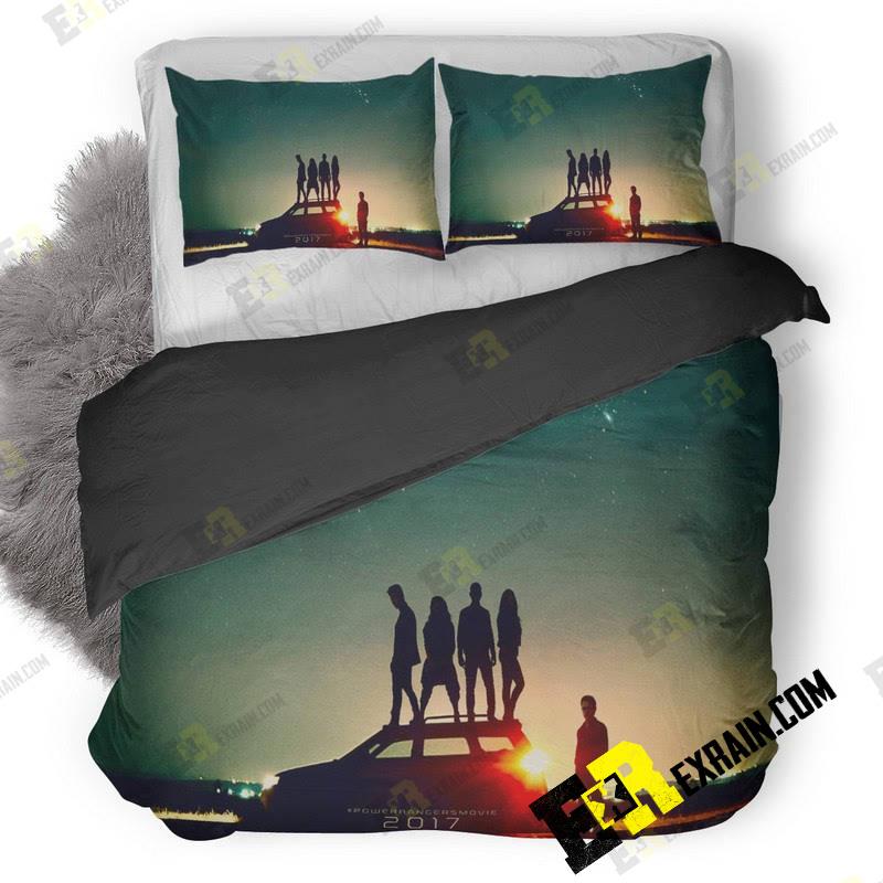 Power Rangers Movie Poster Image 3D Customized Duvet Cover Bedding Set
