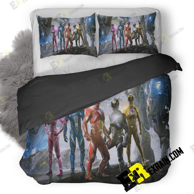 Power Rangers Movie Wide 3D Customized Duvet Cover Bedding Set