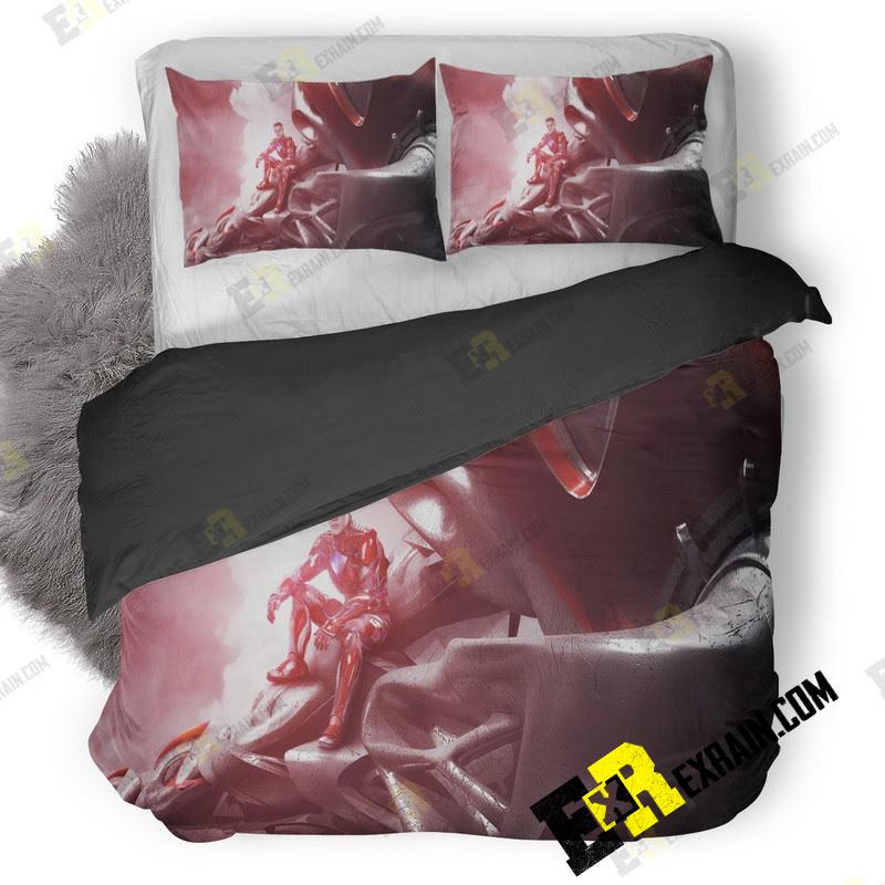 Power Rangers Zord Red Pic 3D Customized Duvet Cover Bedding Set