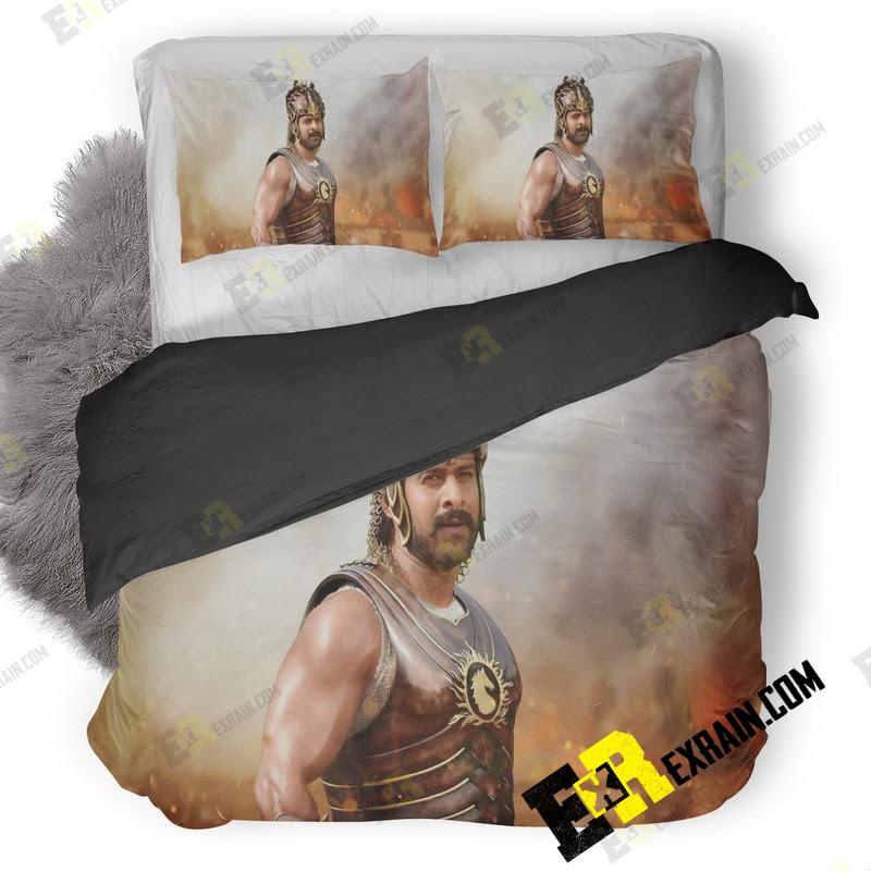Prabhas In Baahubali 3D Customized Duvet Cover Bedding Set