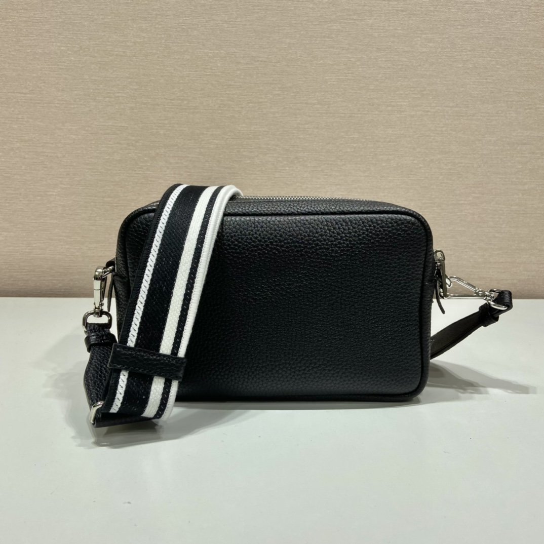 Prada Bag With Shoulder Strap Black For Women, Women’s Bags 8.6in/22cm