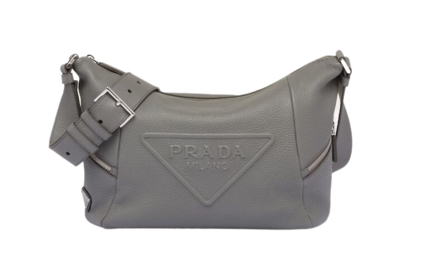 Prada Bag With Shoulder Strap In Grey For Women 10.2 in/ 26cm
