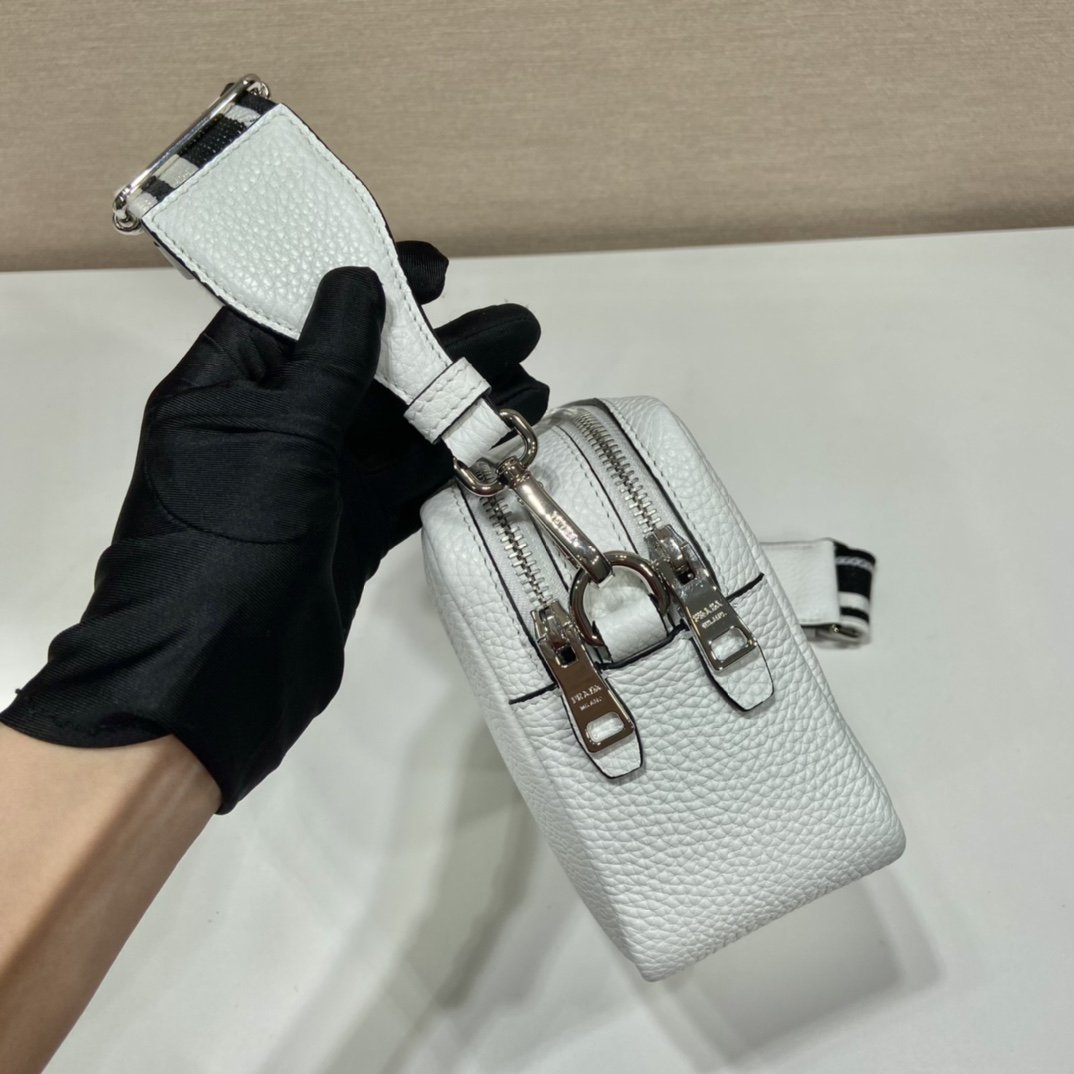 Prada Bag With Shoulder Strap White For Women, Women’s Bags 8.6in/22cm